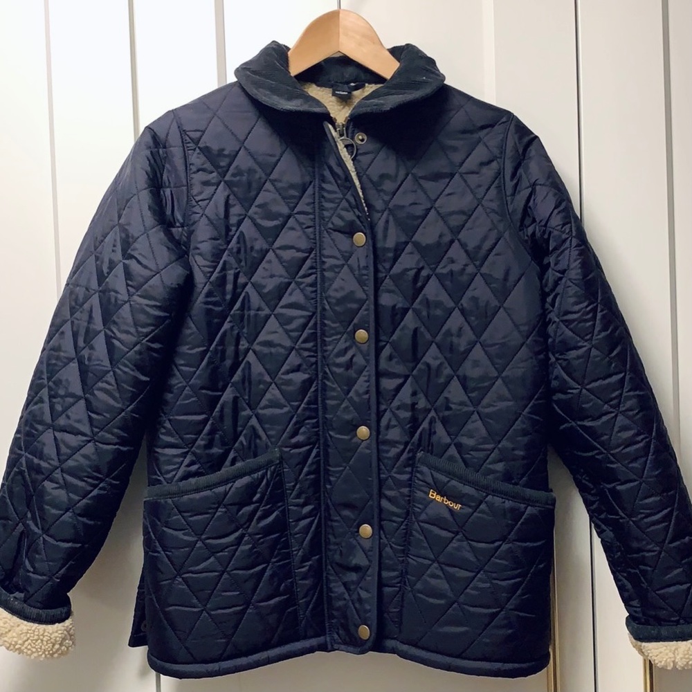 Barbour Vintage Linnesdale Quilted Sherpa Jacket